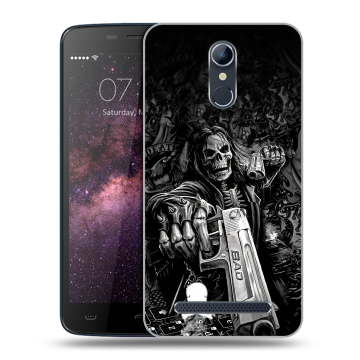 Силиконовый чехол на Homtom HT17 с принтом Скелет Силиконовый чехол на Homtom HT17 с принтом Скелет