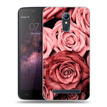 Силиконовый чехол на Homtom HT17 с принтом Цветы розы Силиконовый чехол на Homtom HT17 с принтом Цветы розы