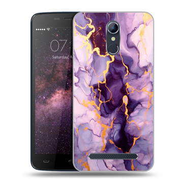 Силиконовый чехол на Homtom HT17 с принтом Мрамор Силиконовый чехол на Homtom HT17 с принтом Мрамор