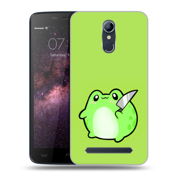 Силиконовый чехол на Homtom HT17 с принтом Лягушенок Силиконовый чехол на Homtom HT17 с принтом Лягушенок