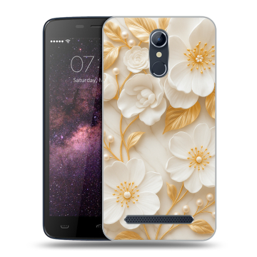 Силиконовый чехол на Homtom HT17 с принтом Цветы Силиконовый чехол на Homtom HT17 с принтом Цветы