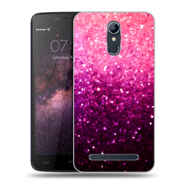 Силиконовый чехол на Homtom HT17 с принтом Блестки Силиконовый чехол на Homtom HT17 с принтом Блестки