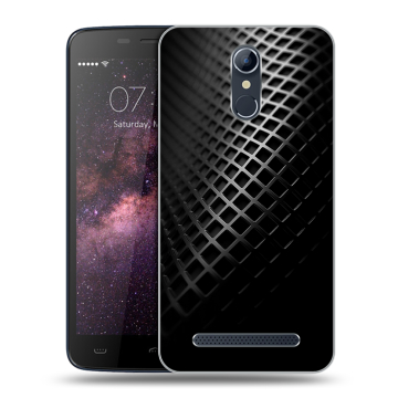 Силиконовый чехол на Homtom HT17 с принтом Текстура металла Силиконовый чехол на Homtom HT17 с принтом Текстура металла
