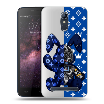 Силиконовый чехол на Homtom HT17 с принтом Луи робот