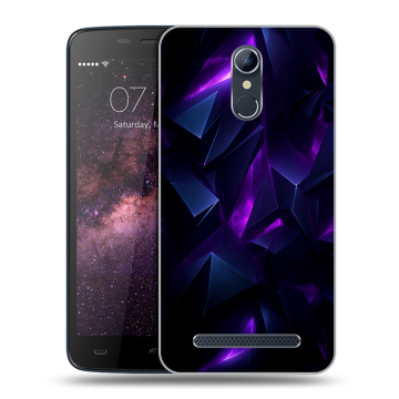 Силиконовый чехол на Homtom HT17 с принтом Абстракиция