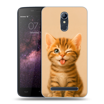 Силиконовый чехол на Homtom HT17 с принтом котенок Силиконовый чехол на Homtom HT17 с принтом котенок
