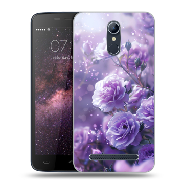 Силиконовый чехол на Homtom HT17 с принтом Розы цветы Силиконовый чехол на Homtom HT17 с принтом Розы цветы