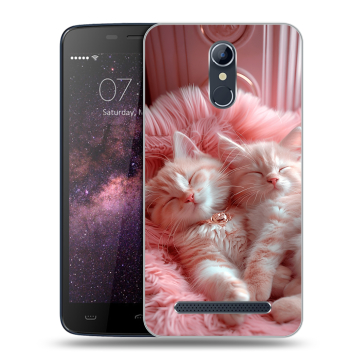 Силиконовый чехол на Homtom HT17 с принтом котята котики Силиконовый чехол на Homtom HT17 с принтом котята котики