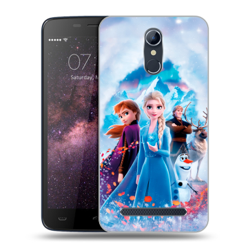 Силиконовый чехол на Homtom HT17 с принтом Холодное сердце Frozen Силиконовый чехол на Homtom HT17 с принтом Холодное сердце Frozen