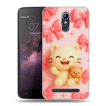 Силиконовый чехол на Homtom HT17 с принтом для девочек