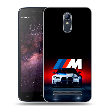 Силиконовый чехол на Homtom HT17 с принтом БМВ BMW Силиконовый чехол на Homtom HT17 с принтом БМВ BMW