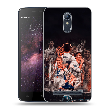 Силиконовый чехол на Homtom HT17 с принтом Реал Роналдо Real Ronaldo