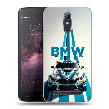 Силиконовый чехол на Homtom HT17 с принтом БМВ BMW Силиконовый чехол на Homtom HT17 с принтом БМВ BMW