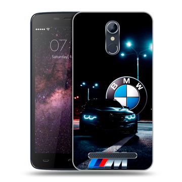 Силиконовый чехол на Homtom HT17 с принтом БМВ BMW Силиконовый чехол на Homtom HT17 с принтом БМВ BMW