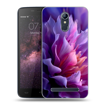 Силиконовый чехол на Homtom HT17 с принтом женский цветы Силиконовый чехол на Homtom HT17 с принтом женский цветы