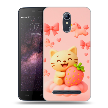 Силиконовый чехол на Homtom HT17 с принтом для девочек