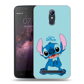 Силиконовый чехол на Homtom HT17 с принтом Лило и Стич