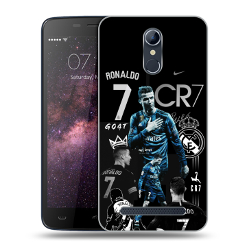 Силиконовый чехол на Homtom HT17 с принтом Реал Роналдо