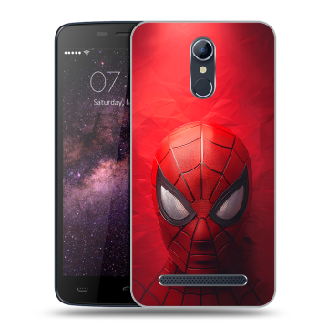 Силиконовый чехол на Homtom HT17 с принтом Spiderman Человек паук Силиконовый чехол на Homtom HT17 с принтом Spiderman Человек паук