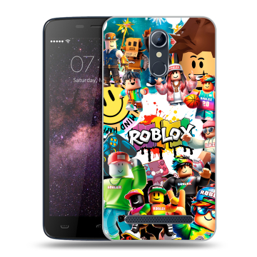 Силиконовый чехол на Homtom HT17 с принтом Roblox Роблокс Силиконовый чехол на Homtom HT17 с принтом Roblox Роблокс