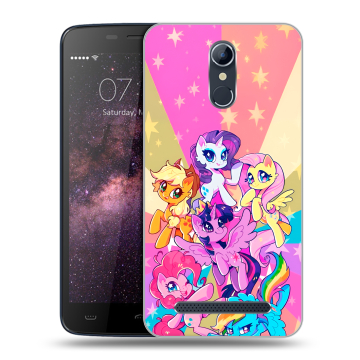 Силиконовый чехол на Homtom HT17 с принтом My little pony Дружба чудо Силиконовый чехол на Homtom HT17 с принтом My little pony Дружба чудо