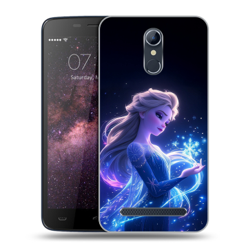 Силиконовый чехол на Homtom HT17 с принтом Холодное сердце Frozen Силиконовый чехол на Homtom HT17 с принтом Холодное сердце Frozen
