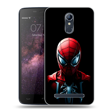 Силиконовый чехол на Homtom HT17 с принтом Spiderman Человек паук