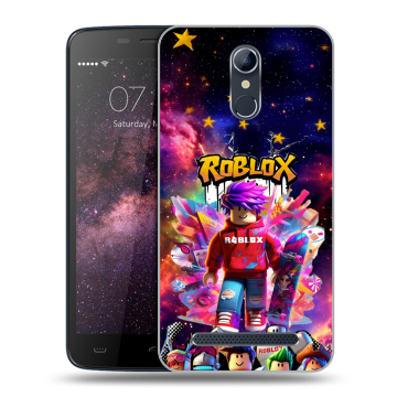 Силиконовый чехол на Homtom HT17 с принтом Roblox Роблокс Силиконовый чехол на Homtom HT17 с принтом Roblox Роблокс