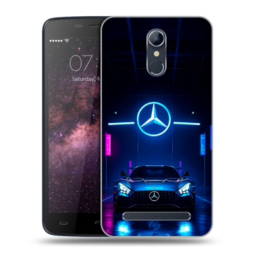 Силиконовый чехол на Homtom HT17 с принтом Mercedes Мерседес Силиконовый чехол на Homtom HT17 с принтом Mercedes Мерседес