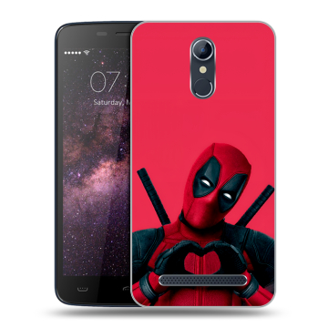 Силиконовый чехол на Homtom HT17 с принтом Дедпул Deadpool