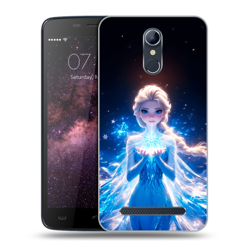 Силиконовый чехол на Homtom HT17 с принтом Холодное сердце Frozen Силиконовый чехол на Homtom HT17 с принтом Холодное сердце Frozen