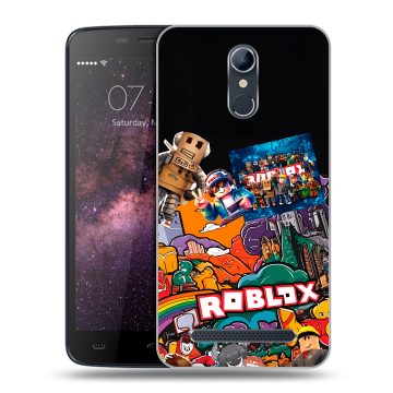 Силиконовый чехол на Homtom HT17 с принтом Roblox Роблокс Силиконовый чехол на Homtom HT17 с принтом Roblox Роблокс