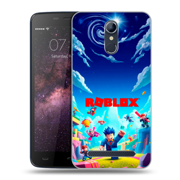 Силиконовый чехол на Homtom HT17 с принтом Roblox Роблокс