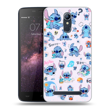 Силиконовый чехол на Homtom HT17 с принтом Лило и Стич