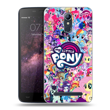 Силиконовый чехол на Homtom HT17 с принтом My little pony Дружба чудо Силиконовый чехол на Homtom HT17 с принтом My little pony Дружба чудо