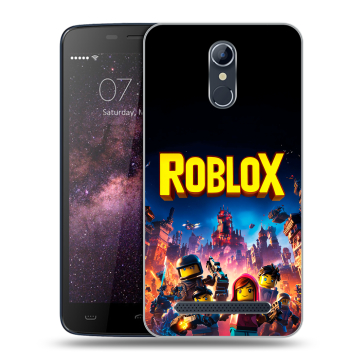 Силиконовый чехол на Homtom HT17 с принтом Roblox Роблокс Силиконовый чехол на Homtom HT17 с принтом Roblox Роблокс