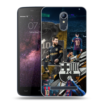Силиконовый чехол на Homtom HT17 с принтом Messi Barcelona Силиконовый чехол на Homtom HT17 с принтом Messi Barcelona