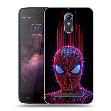 Силиконовый чехол на Homtom HT17 с принтом Spiderman Человек паук Силиконовый чехол на Homtom HT17 с принтом Spiderman Человек паук
