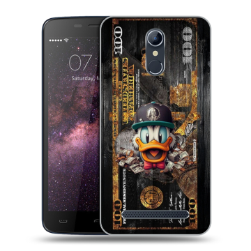 Силиконовый чехол на Homtom HT17 с принтом Дональд Дак Доллар Силиконовый чехол на Homtom HT17 с принтом Дональд Дак Доллар