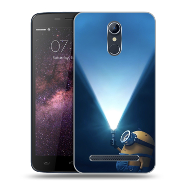 Силиконовый чехол на Homtom HT17 с принтом Миньоны Силиконовый чехол на Homtom HT17 с принтом Миньоны