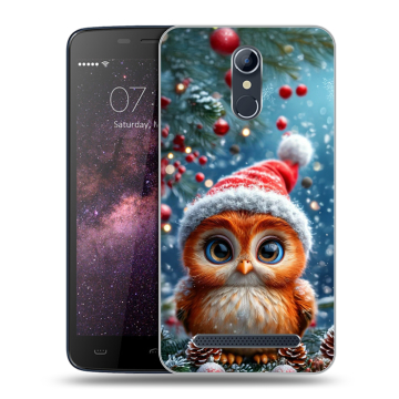 Силиконовый чехол на Homtom HT17 с принтом Новый год Силиконовый чехол на Homtom HT17 с принтом Новый год