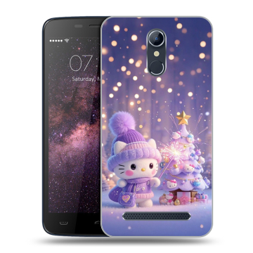 Силиконовый чехол на Homtom HT17 с принтом Новый год Силиконовый чехол на Homtom HT17 с принтом Новый год