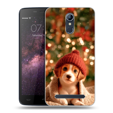Силиконовый чехол на Homtom HT17 с принтом Новый год Силиконовый чехол на Homtom HT17 с принтом Новый год