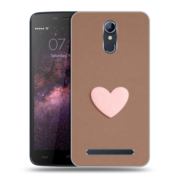 Силиконовый чехол на Homtom HT17 с принтом женский