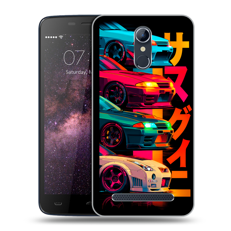 Силиконовый чехол на Homtom HT17 с принтом Гоночные машины Силиконовый чехол на Homtom HT17 с принтом Гоночные машины