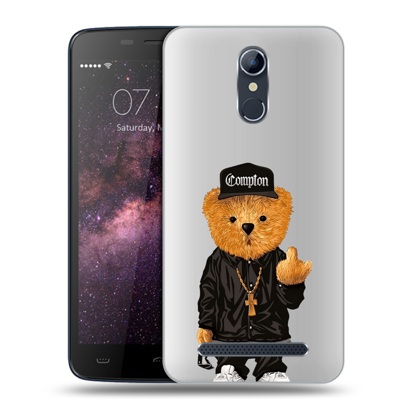 Силиконовый чехол на Homtom HT17 с принтом Плюшевый медведь Силиконовый чехол на Homtom HT17 с принтом Плюшевый медведь