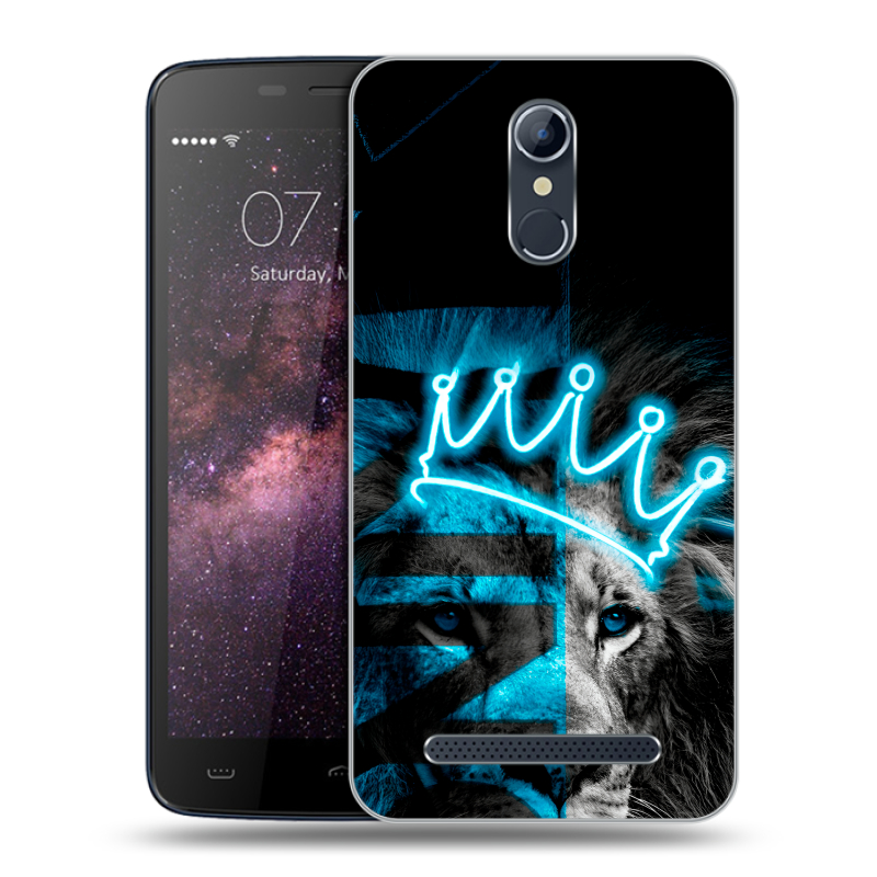 Силиконовый чехол на Homtom HT17 с принтом Король лев Силиконовый чехол на Homtom HT17 с принтом Король лев