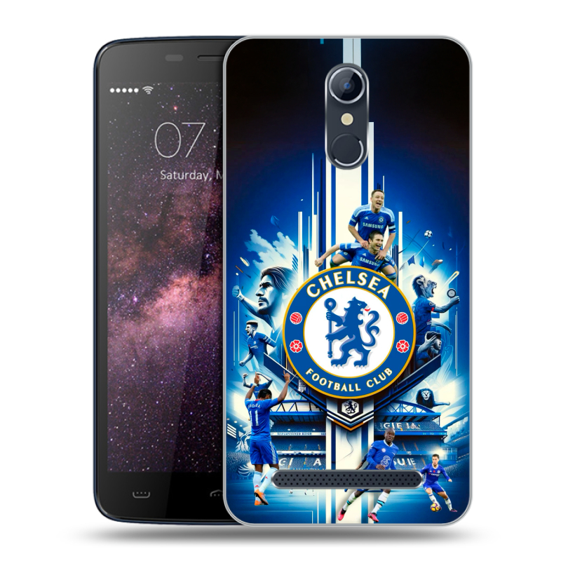 Силиконовый чехол на Homtom HT17 с принтом Chelsea Челси Силиконовый чехол на Homtom HT17 с принтом Chelsea Челси