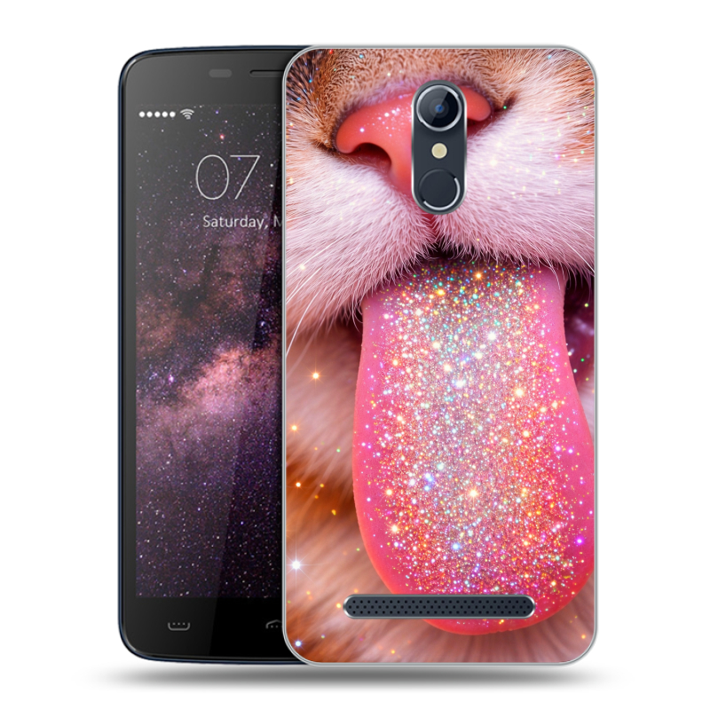 Силиконовый чехол на Homtom HT17 с принтом для девочек Силиконовый чехол на Homtom HT17 с принтом для девочек