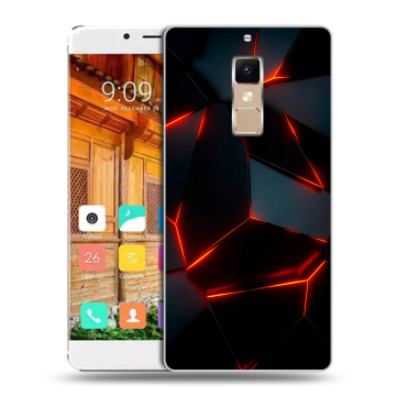 Пластиковый чехол на Elephone S3 с принтом Яркие абстракции